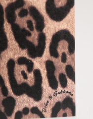 Dolce & Gabbana Leopard-Print-Umschlag Kartenetui aus Papier in verschiedenen Farben