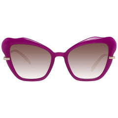 Emilio Pucci Sonnenbrille aus lilafarbenem Kunststoff