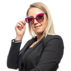 Emilio Pucci Sonnenbrille aus lilafarbenem Kunststoff