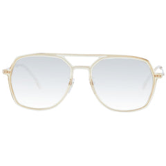 Lozza Beige Acetate & Plastic Sunglasses
