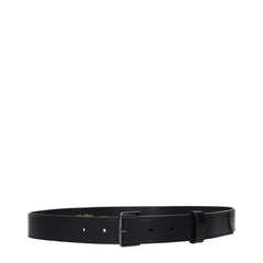 Max Mara Black Leather Regular Belt