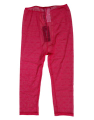 Dolce & Gabbana Fuchsia Logo Spitze Enge Midi Hose Unterwäsche