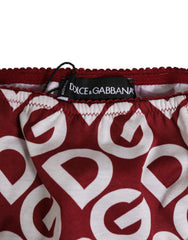 Dolce & Gabbana Bordeaux DG Logo Slip Bottom Unterwäsche