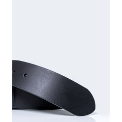 Armani Exchange Black Leather Regular Belt
