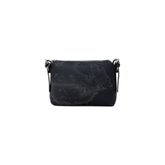 Alviero Martini Prima Classe Handtasche aus schwarzem Polyester