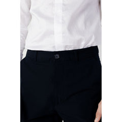 Armani Exchange Blaue Freizeit-Baumwollhose