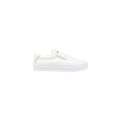 Tommy Hilfiger Creme Niedrige Sneaker aus recycelter Baumwolle