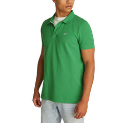 Tommy Hilfiger Jeans Bicolor Polohemd aus Baumwolle