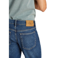 Calvin Klein Jeans Blue Cotton Bermuda Shorts