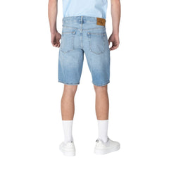 Calvin Klein Jeans Blaue Baumwoll-Bermudashorts