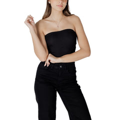 Calvin Klein Jeans schwarzes Oberteil aus recycelter Baumwolle