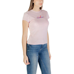 Calvin Klein Jeans Mehrfarbiges T-Shirt aus recycelter Baumwolle