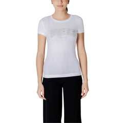 Guess White Cotton T-Shirt