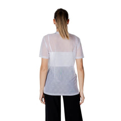 Armani Exchange weißes Polyamid-T-Shirt