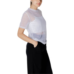 Armani Exchange weißes Polyamid-T-Shirt