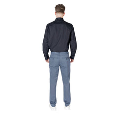 Armani Exchange Blaue Skinny-Hose aus Baumwolle