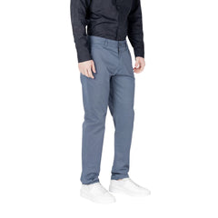 Armani Exchange Blaue Skinny-Hose aus Baumwolle