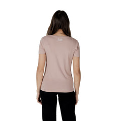 EA7 Emporio Armani Rosa Baumwoll-T-Shirt