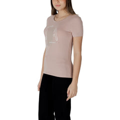 EA7 Emporio Armani Rosa Baumwoll-T-Shirt
