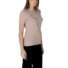 EA7 Emporio Armani Rosa Baumwoll-T-Shirt