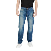 Replay Blue Katoenen Relaxte Pasvorm Jeans