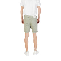 Replay Bicolor Cotton Bermuda Shorts