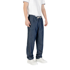 Replay Freizeithose aus blauer Baumwolle