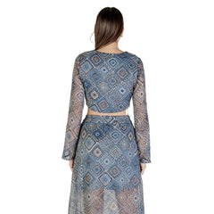 Oberteil aus recyceltem Polyester Only Blue