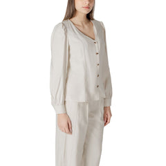 Vila Clothes Beiges Viskosetop