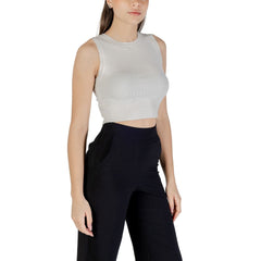 Jacqueline De Yong Weißes Viskose-Tanktop