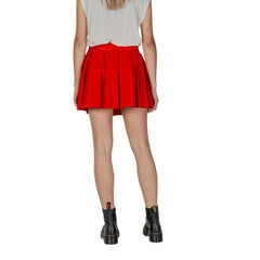 Mehrfarbiger Minirock aus recyceltem Polyester