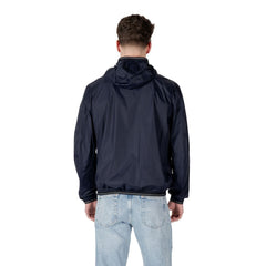 Blauer Blue Polyamid Shell Jacke