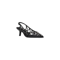 ASH Black Leather High Heel Pumps
