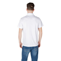 Emporio Armani Underwear Poloshirt aus weißer Baumwolle