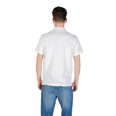 Emporio Armani Underwear Poloshirt aus weißer Baumwolle