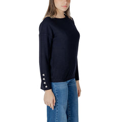 Street One Blaues Polyester-Sweatshirt