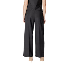ICHI Schwarze Freizeithose aus Polyester