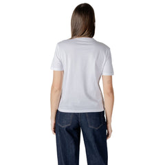 Calvin Klein Jeans Weißes Baumwoll-T-Shirt