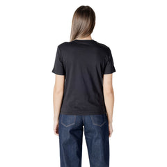 Calvin Klein Jeans Schwarzes Baumwoll-T-Shirt