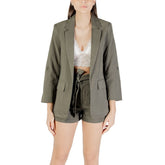 Alleen groene viscose blazer