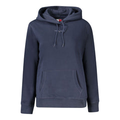 Tommy Hilfiger Blauer Baumwoll-Kapuzenpullover für Damen