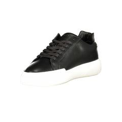 Calvin Klein Black Leather Men's Sneaker