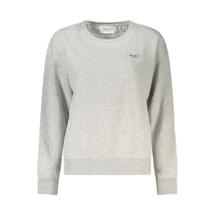 Pepe Jeans Grigio Damen-Sweatshirt aus Baumwolle