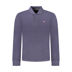 Napapijri Blue Cotton Men Polo Shirt