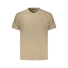 Napapijri Marrone Cotton Mens T-Shirt