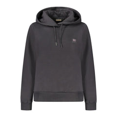 Napapijri Damen-Kapuzenpullover aus schwarzer Baumwolle