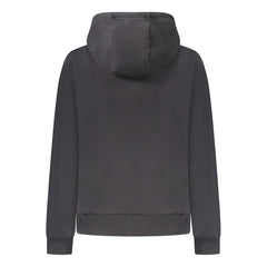 Napapijri Damen-Kapuzenpullover aus schwarzer Baumwolle
