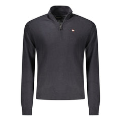 Napapijri Black Wool Mens Sweater