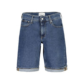 Calvin Klein Blu Cotton Men Short