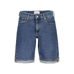 Calvin Klein Blu Cotton Men Short